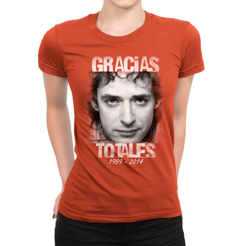 Gustavo Cerati Gracias Totales Ladies Fitted T-Shirt by maapeoblebus | Artistshot