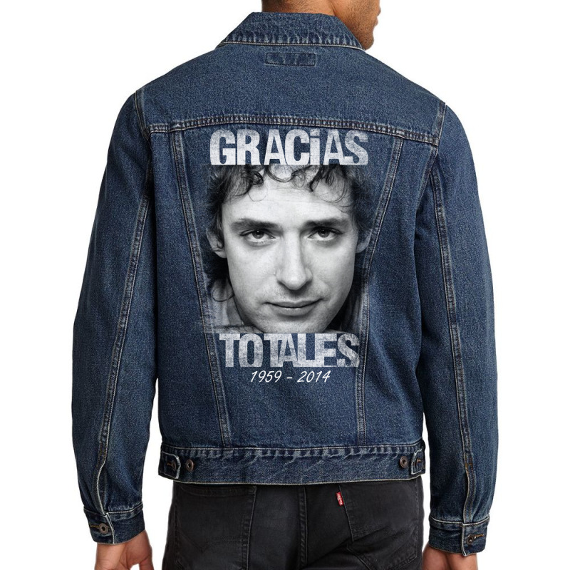 Gustavo Cerati Gracias Totales Men Denim Jacket by maapeoblebus | Artistshot