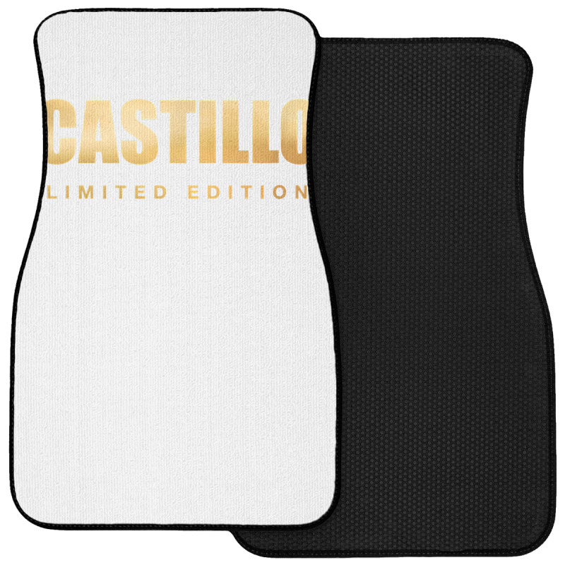 Castillo Limited Edition Last Name Personalized Surname T Shirt Front Car Mat | Artistshot