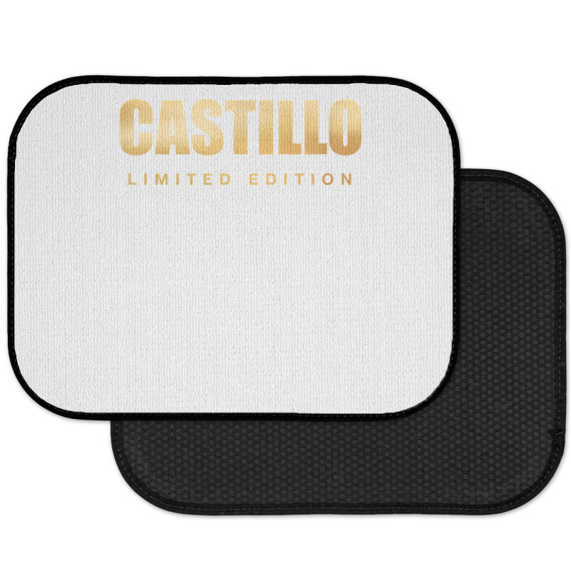 Castillo Limited Edition Last Name Personalized Surname T Shirt Rear Car Mat | Artistshot