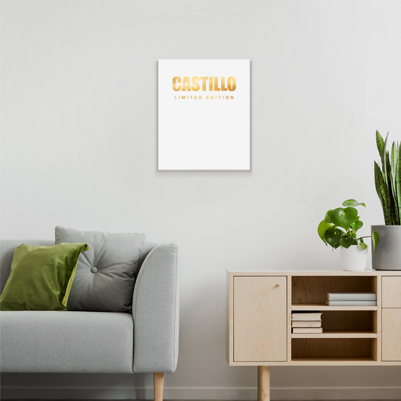 Castillo Limited Edition Last Name Personalized Surname T Shirt Metal Print Vertical | Artistshot