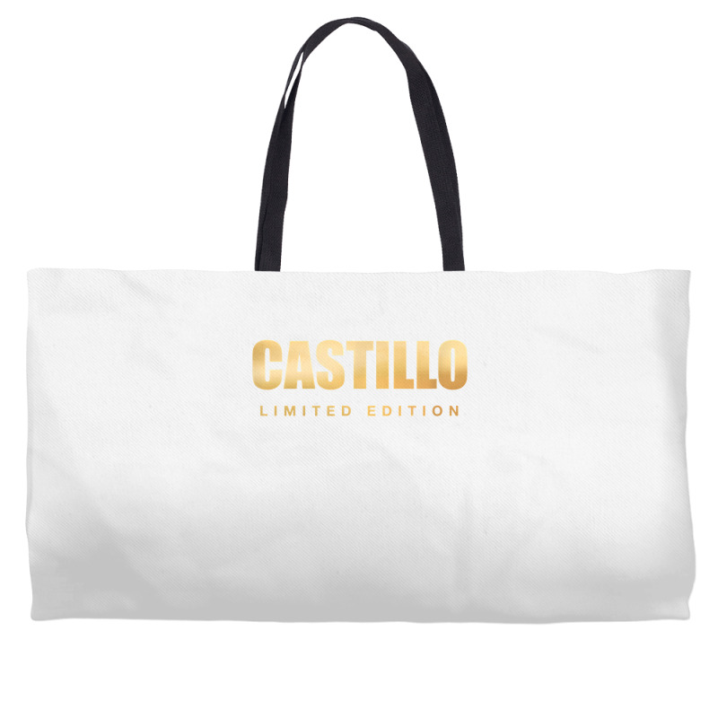 Castillo Limited Edition Last Name Personalized Surname T Shirt Weekender Totes | Artistshot