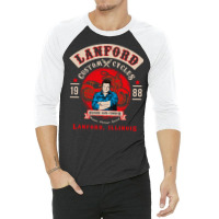 Lanford Custom Cycles Dan Conner 3/4 Sleeve Shirt | Artistshot