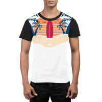 Beach Paradise Graphic T-shirt | Artistshot