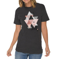 Geometric Compilation In Rose Gold And Blush Pink Vintage T-shirt | Artistshot