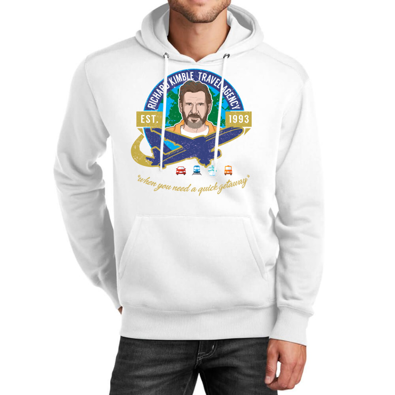 Richard Kimble Travel Agency Unisex Hoodie by vilykinuef | Artistshot