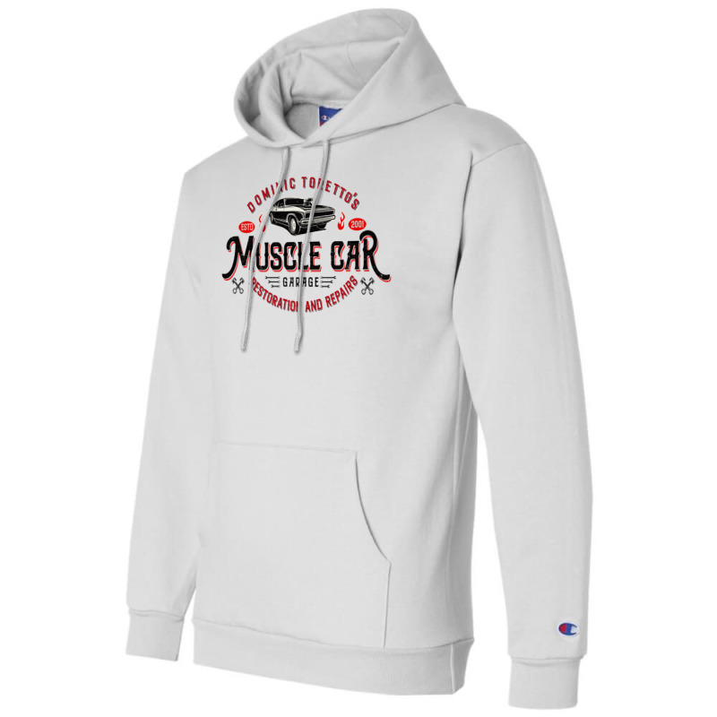 Toretto's Muscle Car Garage Lts Champion Hoodie | Artistshot