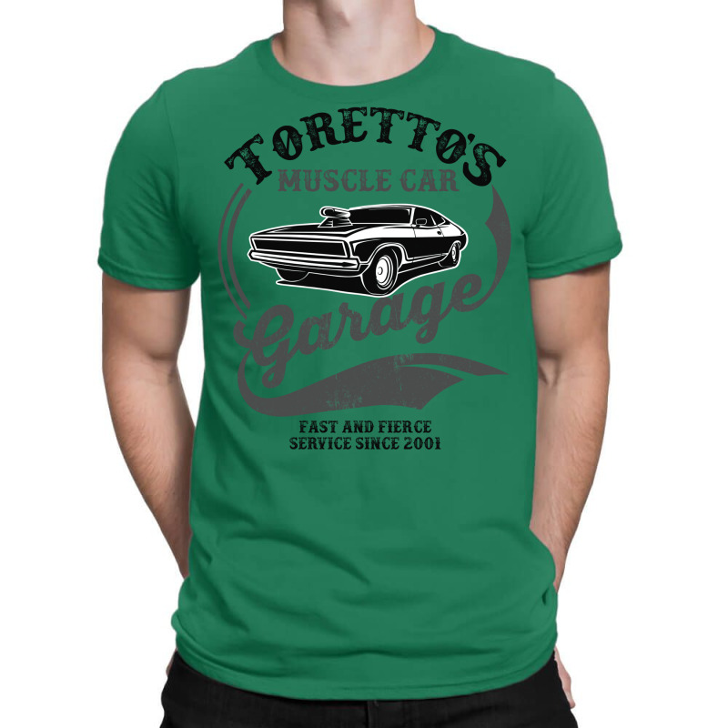 Toretto's Muscle Car Garage Lts 1 T-shirt | Artistshot