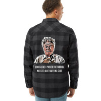 Looks Like I Picked The Wrong Week To Quit Sniffing Glue T Shirt Flannel Shirt | Artistshot