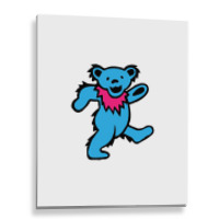 Dead Blue Bear Metal Print Vertical | Artistshot