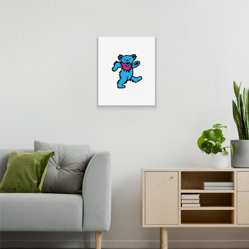 Dead Blue Bear Metal Print Vertical | Artistshot