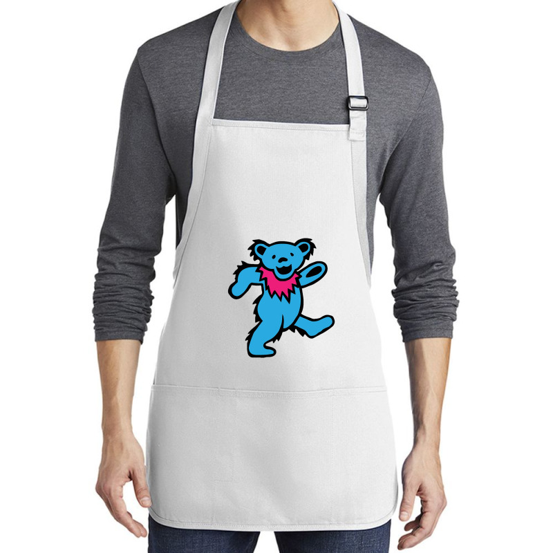 Dead Blue Bear Medium-length Apron | Artistshot