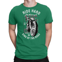 Ride Hard Old Motorcycle T-shirt | Artistshot