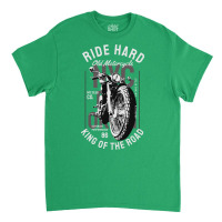 Ride Hard Old Motorcycle Classic T-shirt | Artistshot