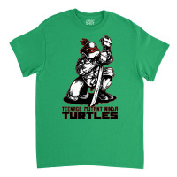 Turtle Leo Sword Classic T-shirt | Artistshot