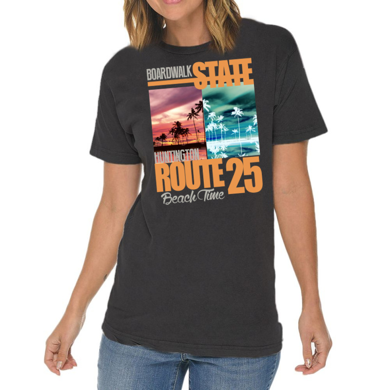 Route 25 Vintage T-Shirt by vilykinuef | Artistshot