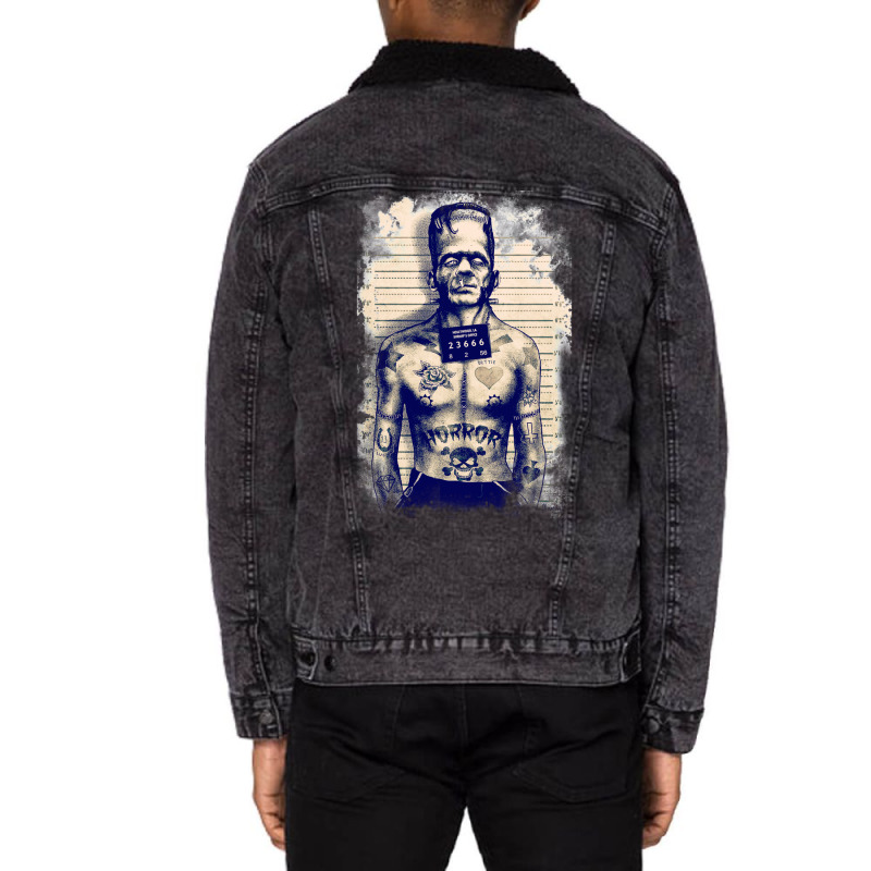 Frankie Jail Unisex Sherpa-Lined Denim Jacket by glealcongerj | Artistshot