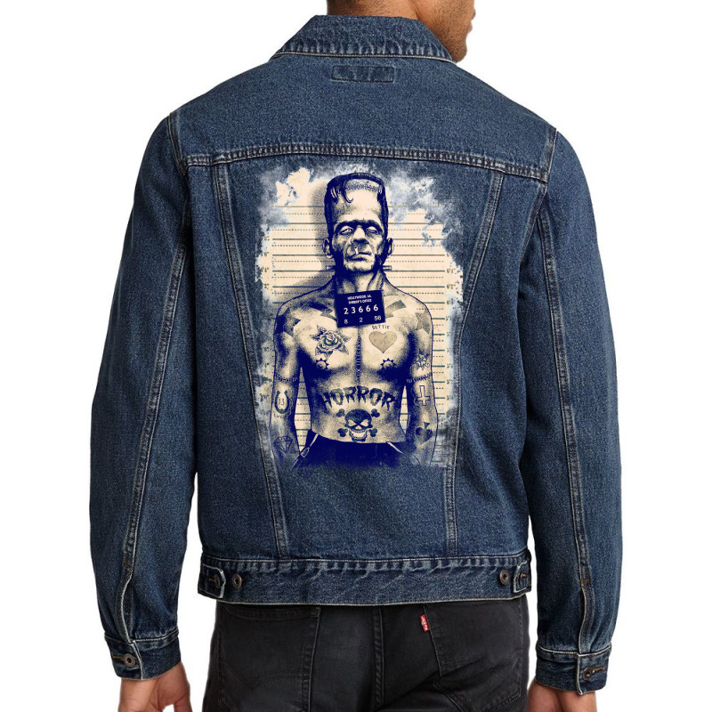 Frankie Jail Men Denim Jacket by glealcongerj | Artistshot