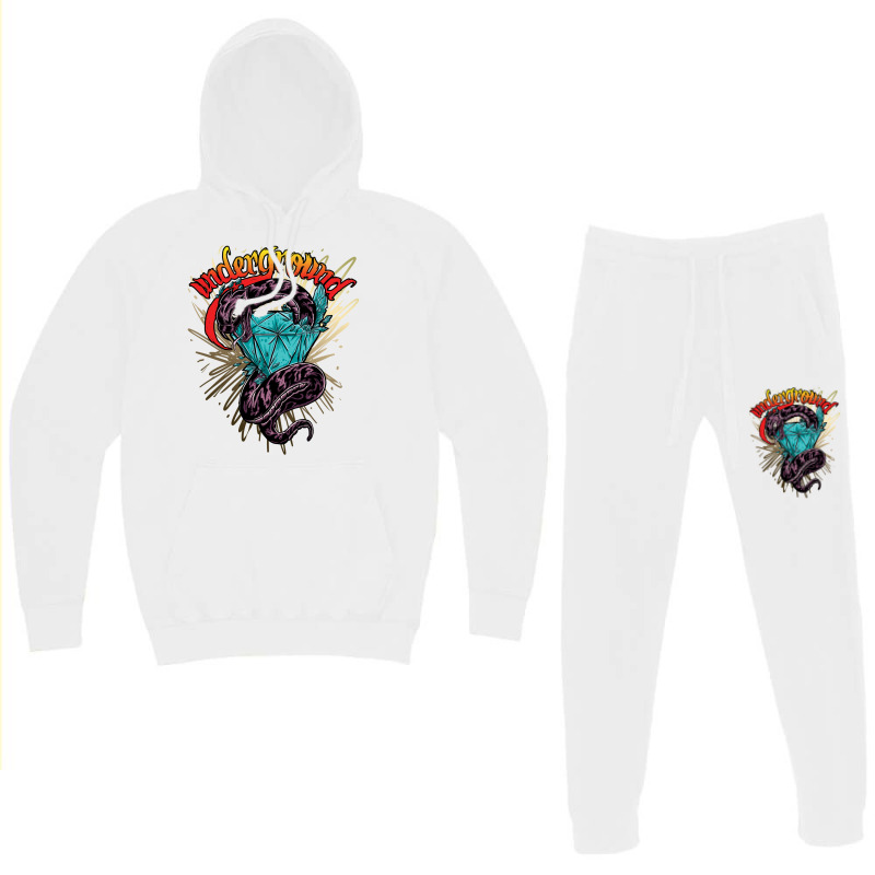 Underground Snake Diamond Hoodie & Jogger Set | Artistshot