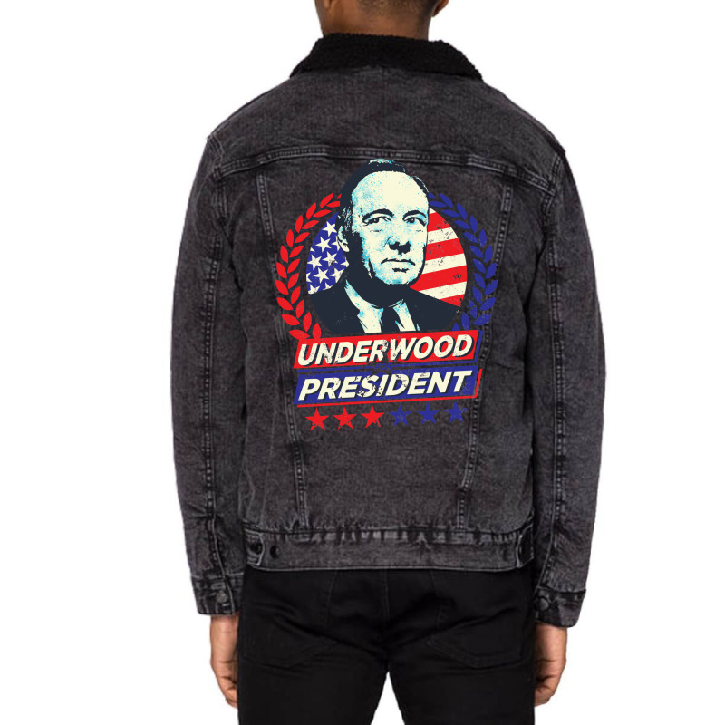 Underwood For President Unisex Sherpa-lined Denim Jacket | Artistshot