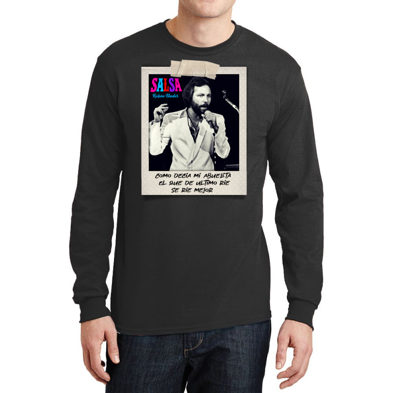 Ruben Blades Decisiones Long Sleeve Shirts by vilykinuef | Artistshot