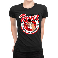 Ryu's Martial Arts Academy Ladies Fitted T-shirt | Artistshot