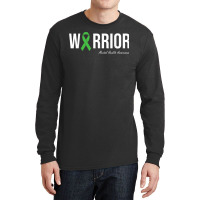 Mental Health Awareness Green Ribbon Long Sleeve Shirts | Artistshot