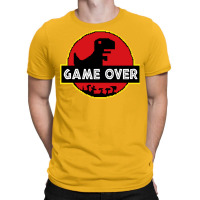 Game Over Video Dino Park No Internet Signal T-shirt | Artistshot