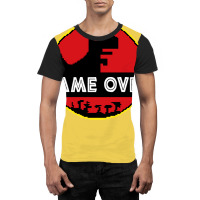 Game Over Video Dino Park No Internet Signal Graphic T-shirt | Artistshot