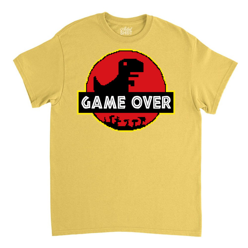 Game Over Video Dino Park No Internet Signal Classic T-shirt by glealcongerj | Artistshot