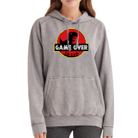 Game Over Video Dino Park No Internet Signal Vintage Hoodie | Artistshot