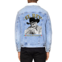 Vicente Fernandez Tequila Ranchera Mariachi Mexico El Rey Unisex Sherpa-lined Denim Jacket | Artistshot