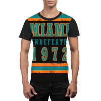 Miami Undefeated 1972 Shirt Vintage Sports Tee Graphic T-shirt | Artistshot