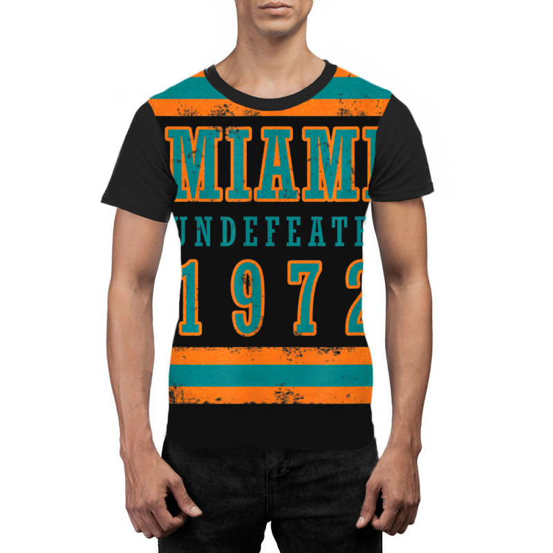 Miami Undefeated 1972 Shirt Vintage Sports Tee Graphic T-shirt | Artistshot