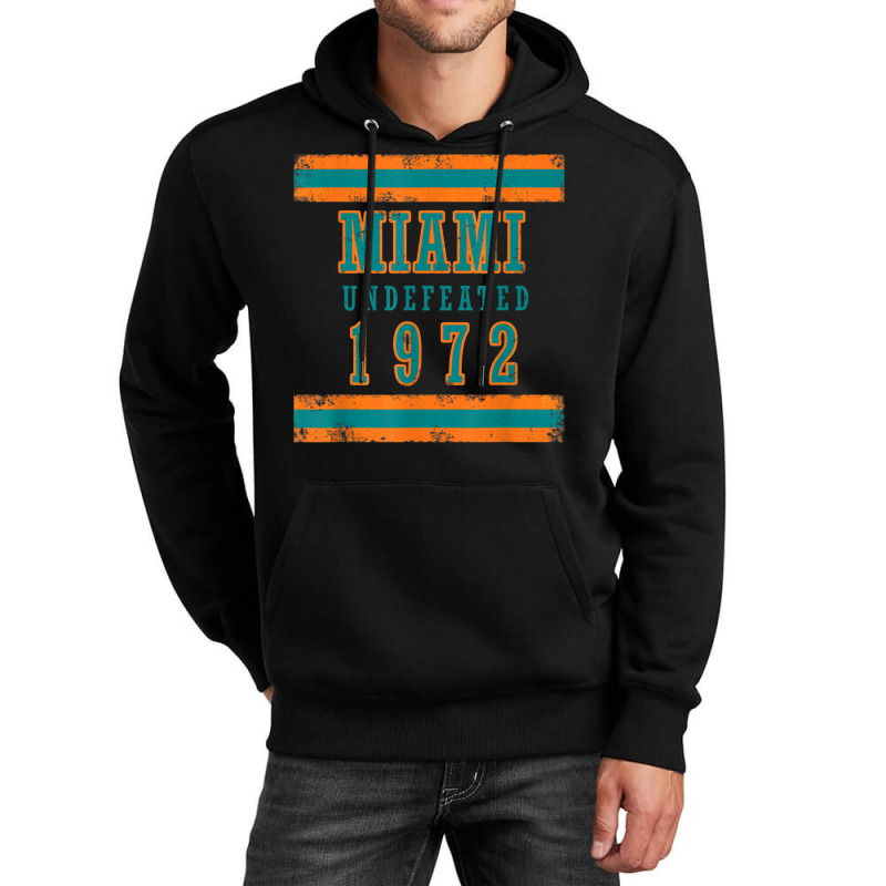 Miami Undefeated 1972 Shirt Vintage Sports Tee Unisex Hoodie | Artistshot