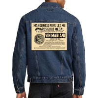 Vin Mariani Wine Tonic Since 1863 Men Denim Jacket | Artistshot