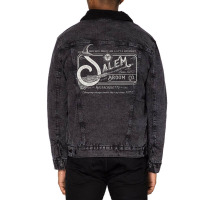 Salem Broom Company Unisex Sherpa-lined Denim Jacket | Artistshot