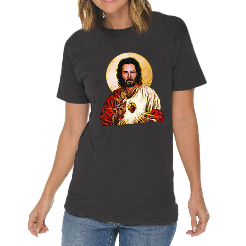 Holy Keanu - S Vintage T-shirt | Artistshot