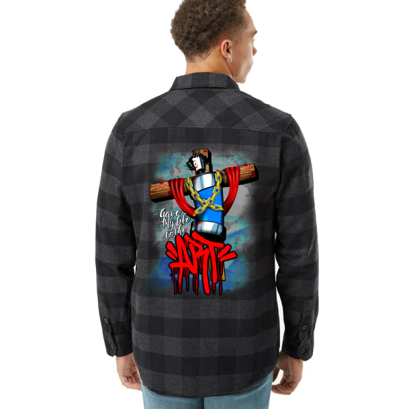 Gave My Life To The Art Flannel Shirt by glealcongerj | Artistshot