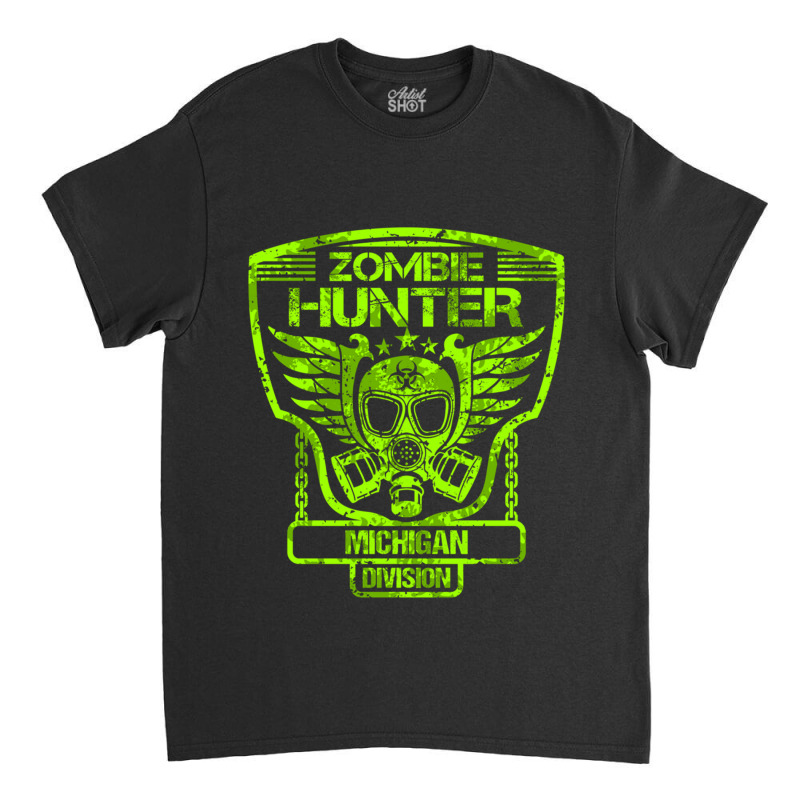 Michigan Zombie Hunter Hoodie Classic T-shirt | Artistshot