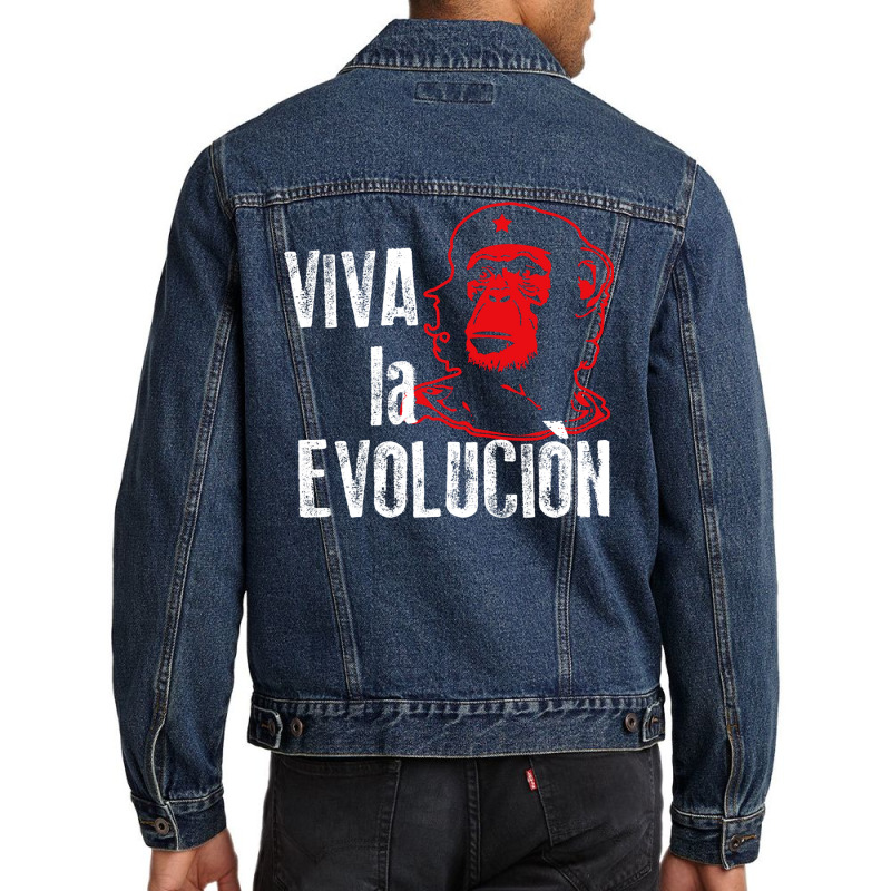 Viva La Evolucion Men Denim Jacket | Artistshot