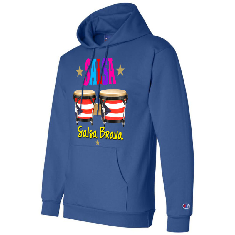 Bongos Puerto Rico Salsa Salsa Brava Champion Hoodie | Artistshot