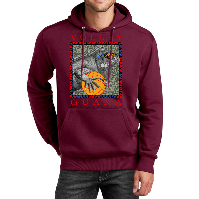 Volley Guana Iguana Unisex Hoodie | Artistshot