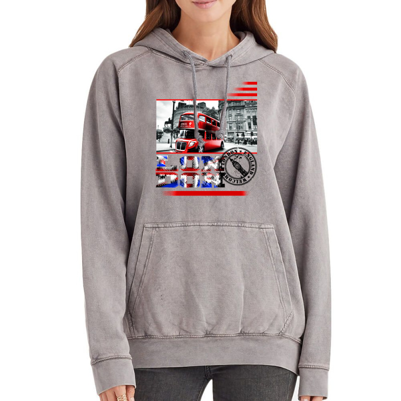 London Bus Vintage Hoodie by hotheserosq | Artistshot