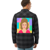 Artistshot Trending Colorful Design Abstract Arcoiris Bonita Chica Col Flannel Shirt | Artistshot