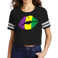 Costume Party Carnival Parade Women Gifts Lips Mardi Gras T Shirt Scorecard Crop Tee | Artistshot