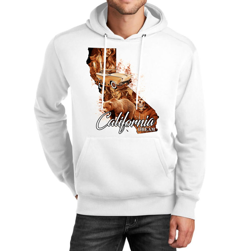 Los Angeles Cali Collage Unisex Hoodie by hotheserosq | Artistshot