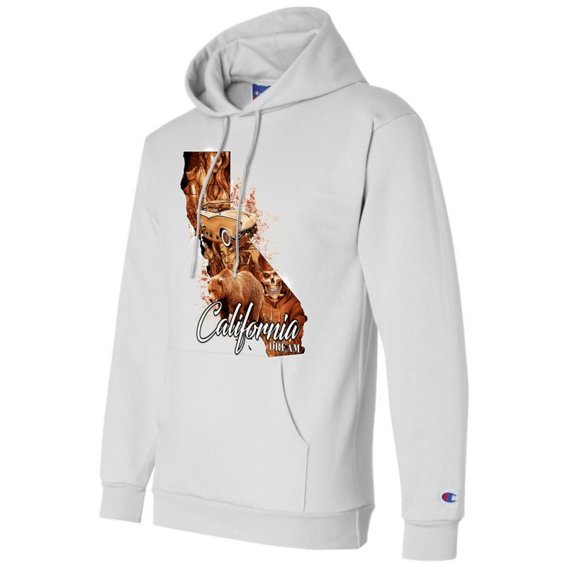 Los Angeles Cali Collage Champion Hoodie by hotheserosq | Artistshot