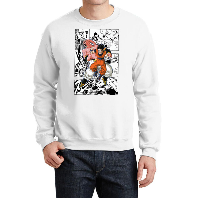 Gohan Vs Majin Bu Crewneck Sweatshirt by glealcongerj | Artistshot