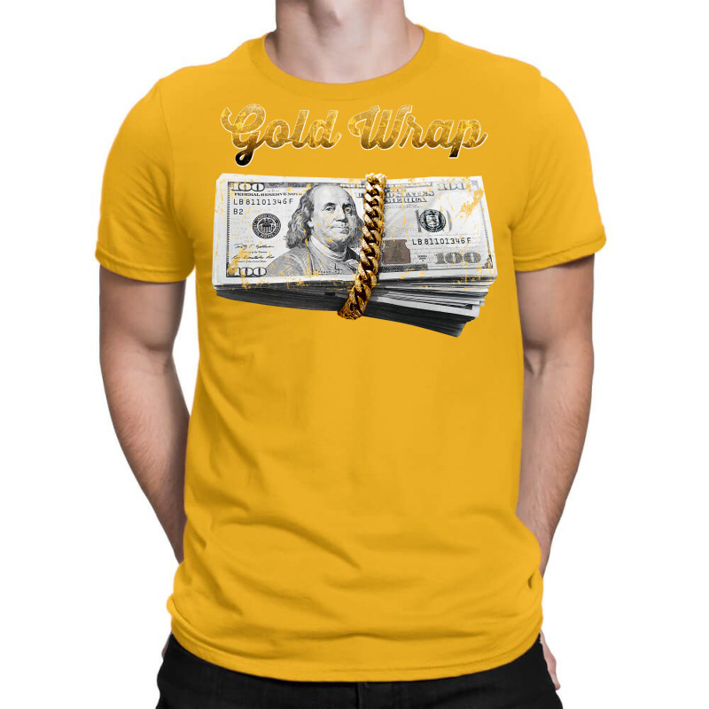 Gold Wrap Money Chain T-Shirt by glealcongerj | Artistshot